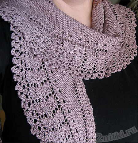 Бактус с ажурной каймой